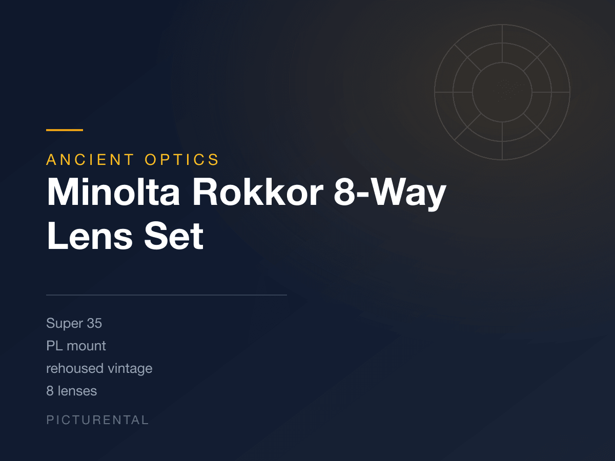 Ancient Optics Minolta Rokkor 8-Way Lens Set