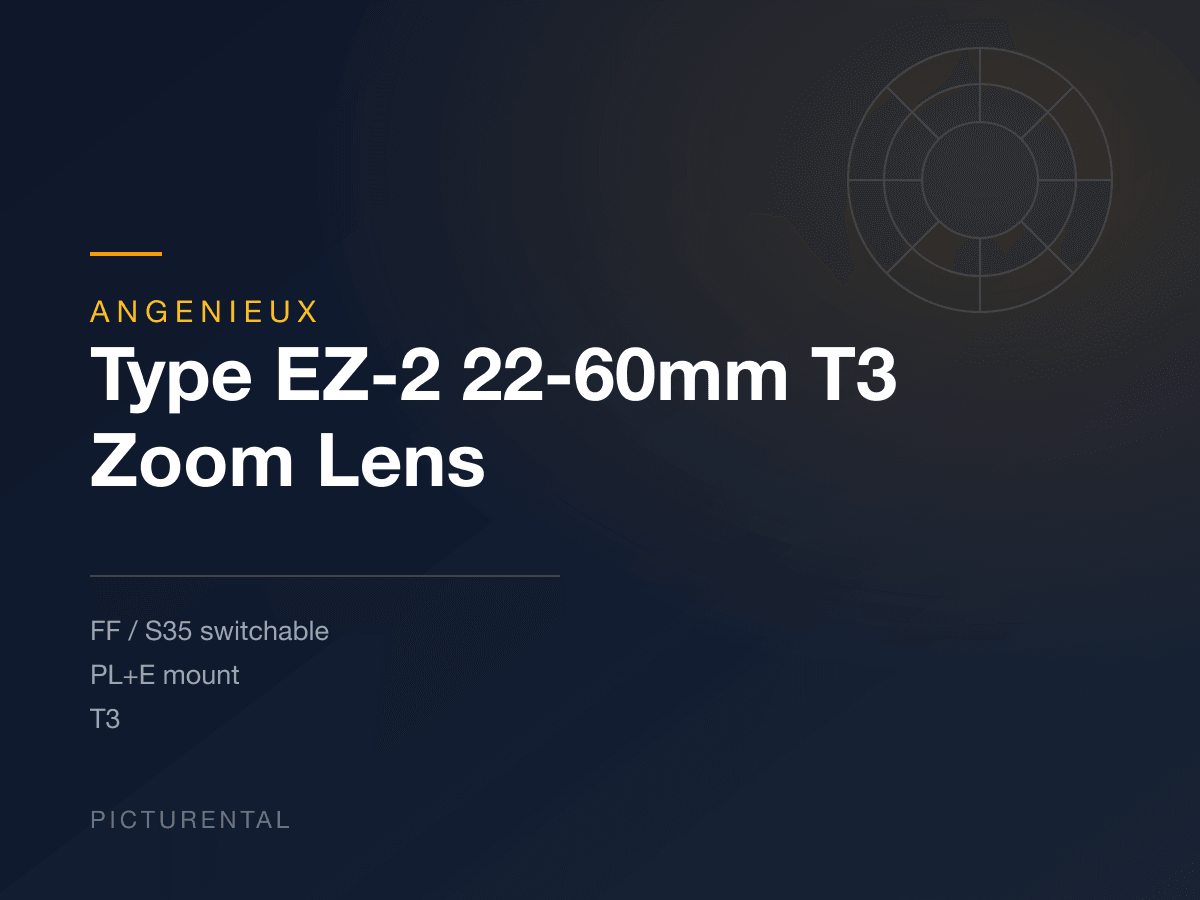 Angenieux Type EZ-2 22-60mm T3 Zoom Lens