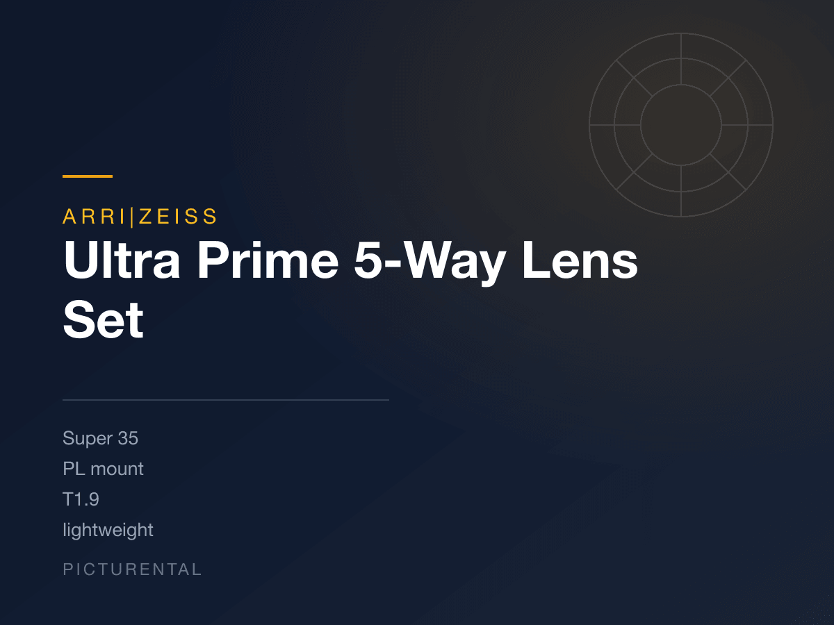 ARRI|Zeiss Ultra Prime 5-Way Lens Set