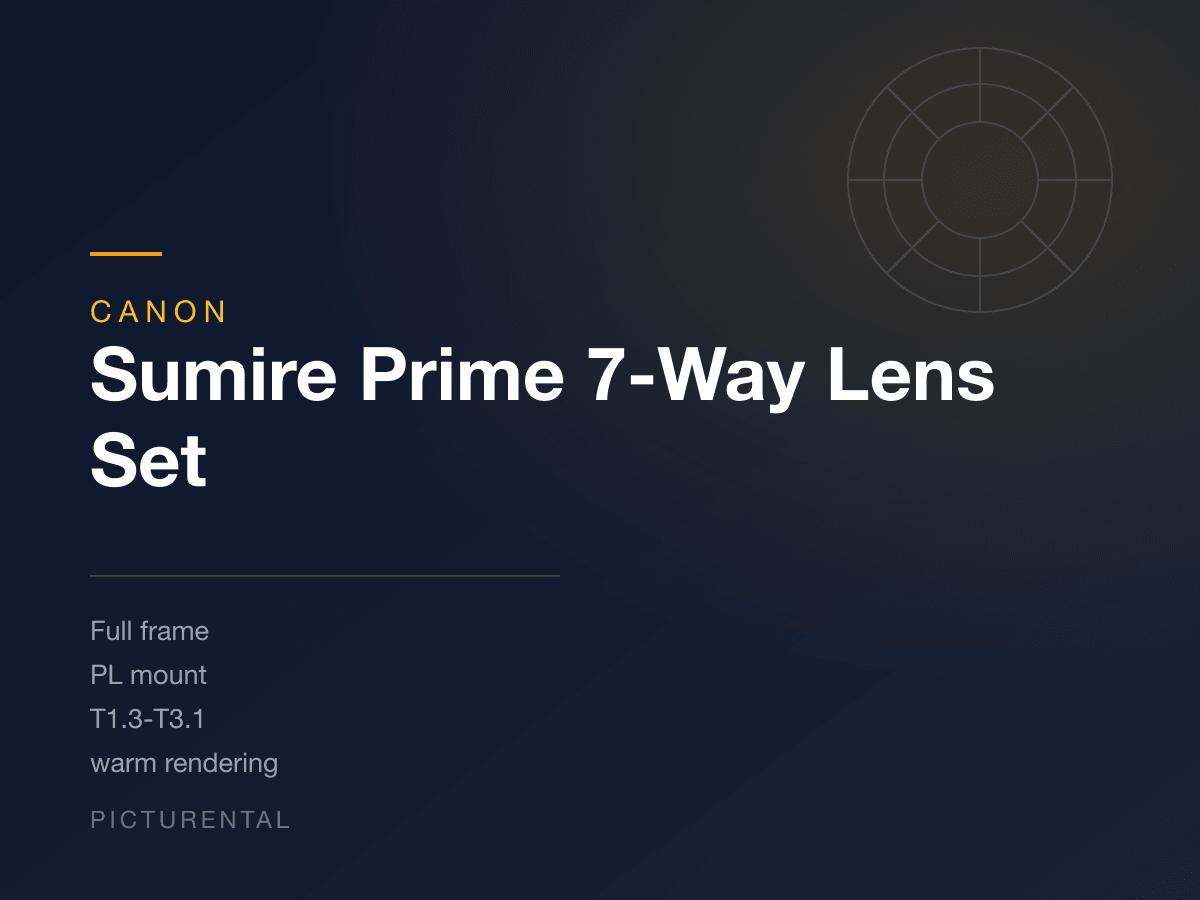Canon Sumire Prime 7-Way Lens Set