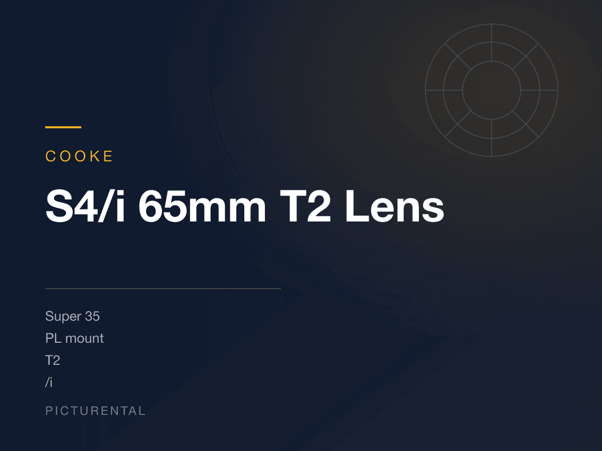 Cooke S4/i 65mm T2 Lens