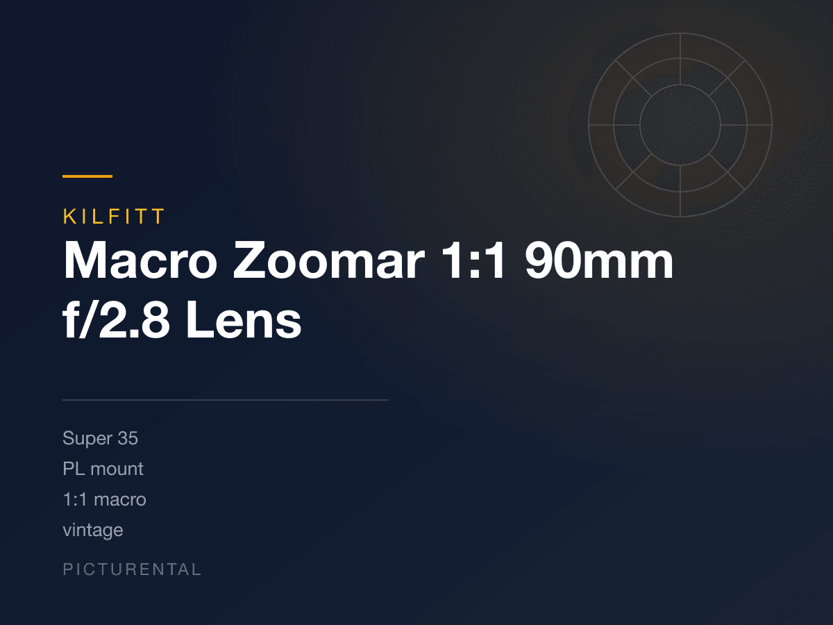 Kilfitt Macro Zoomar 1:1 90mm f/2.8 Lens