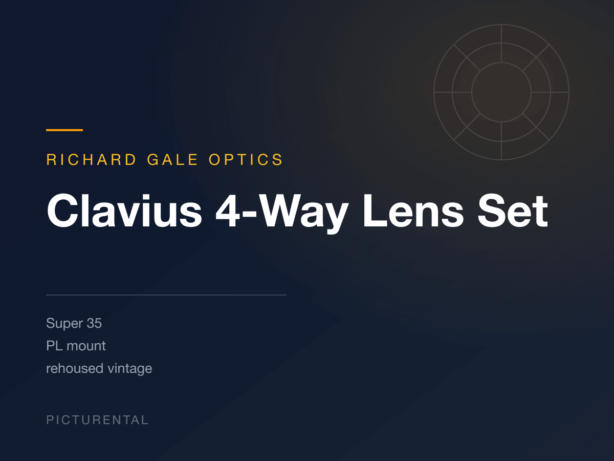 Richard Gale Optics|Clavius 4-Way Lens Set