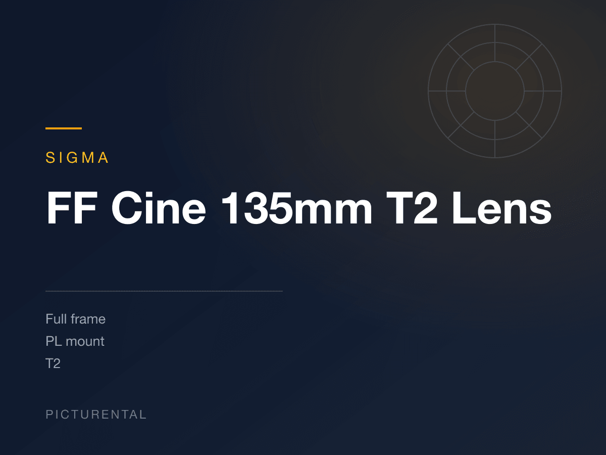 SIGMA FF Cine 135mm T2 Lens