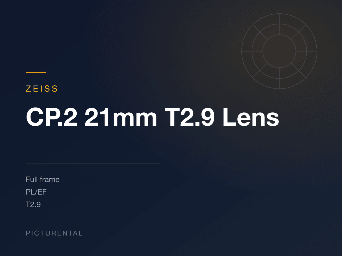 Zeiss CP.2 21mm T2.9 Lens