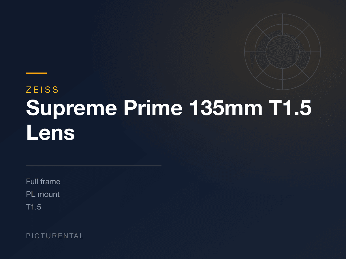 Zeiss Supreme Prime 135mm T1.5 Lens