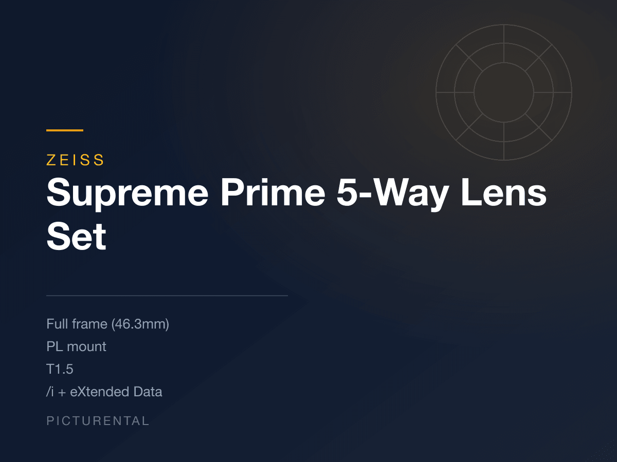 Zeiss Supreme Prime 5-Way Lens Set
