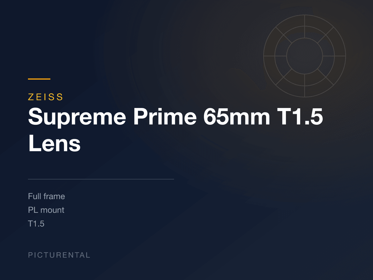 Zeiss Supreme Prime 65mm T1.5 Lens